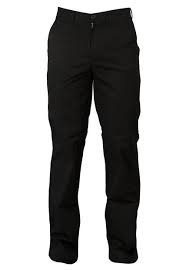 Pantalon drill hombre negro